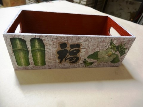 vernis craquelé et serviettage