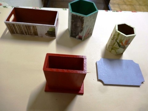 décorations sur bois